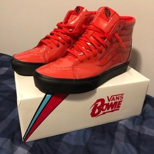 Vans David Bowie Red Sk8 Hi
